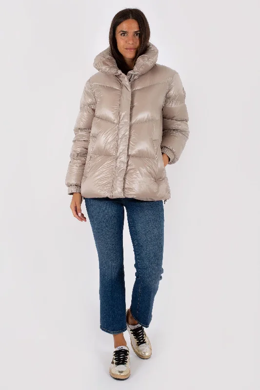 Woolrich Aliquippa Puffer Grigio Donna