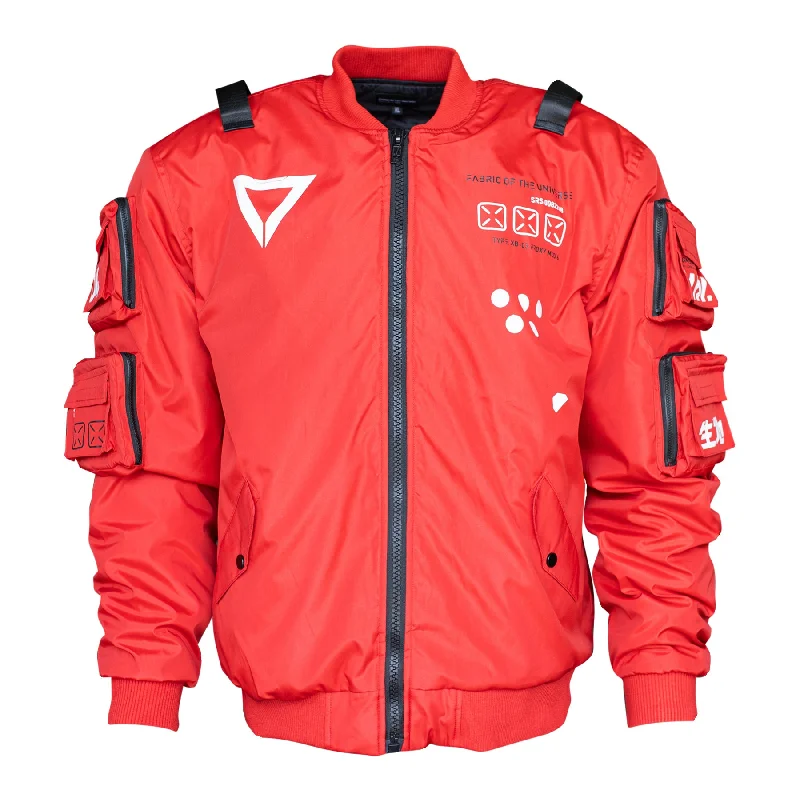 XB-03 Red Bomber Jacket