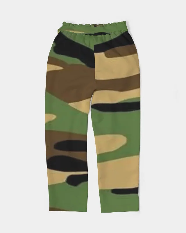 AKH Camouflage Women's Belted Tapered Pants