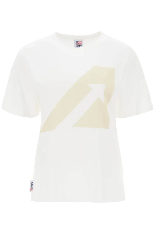 Autry t-shirt with logo print TSIW403W WHITE