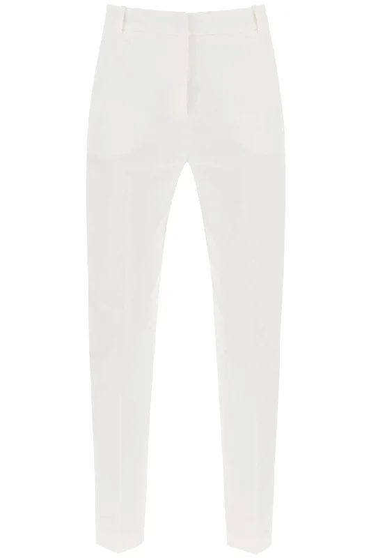 bello cigarette pants 100155 A0IM BIANCO SETA