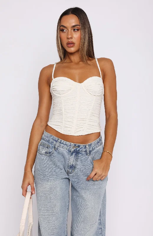 Blossom Grove Bustier Cream