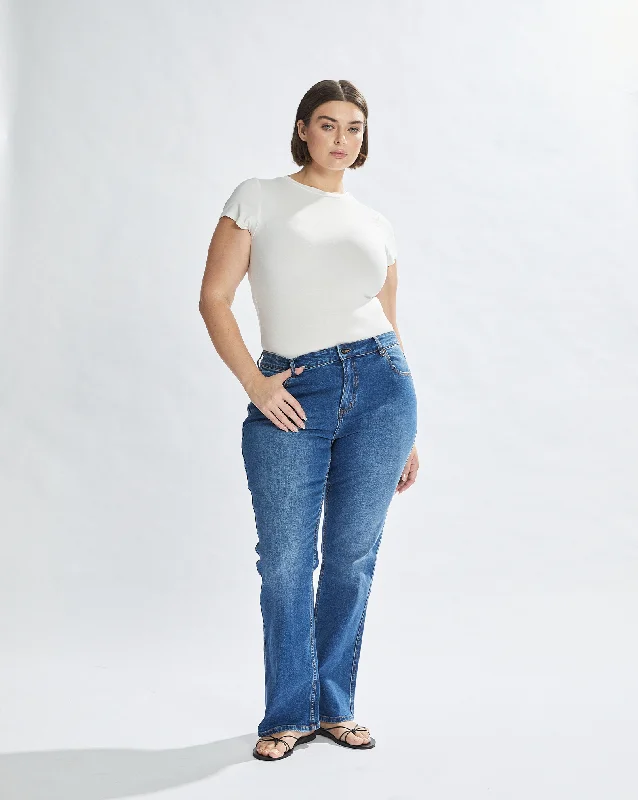 Bodie Jeans Blue Cropped