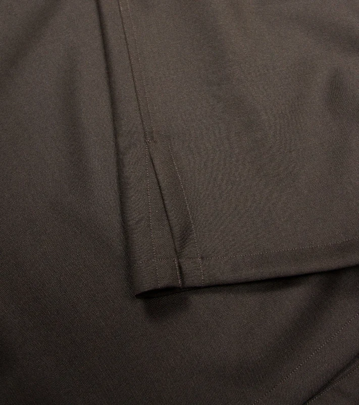 Bryceland's Wool Gabardine Shirt Brown