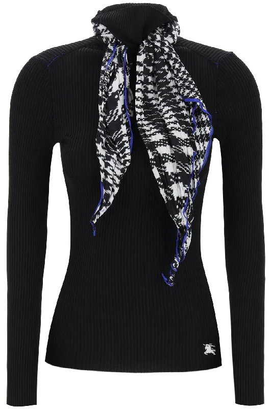 Burberry ""sweetlife with integrated scarf 8081169 BLACK