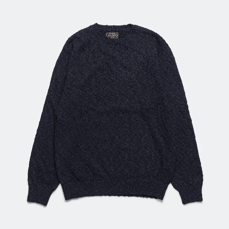 Crew Cotton Hemp 5G - Navy