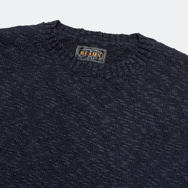 Crew Cotton Hemp 5G - Navy