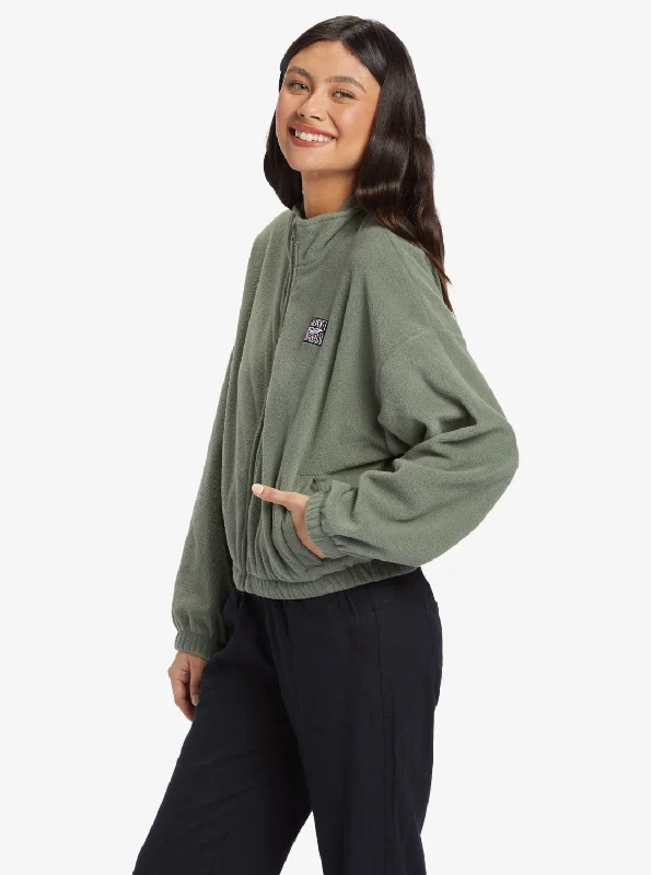 Dawn To Dusk Half-Zip Fleece - Agave Green