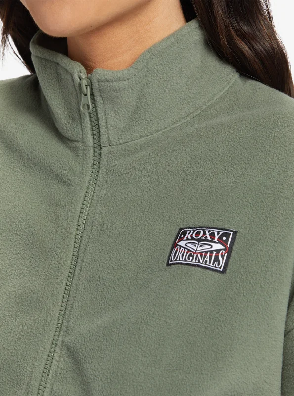 Dawn To Dusk Half-Zip Fleece - Agave Green