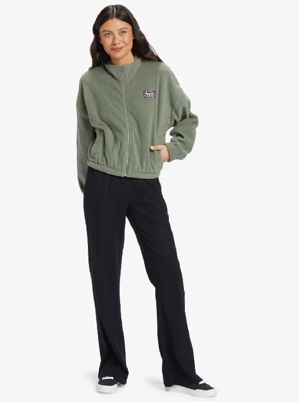 Dawn To Dusk Half-Zip Fleece - Agave Green