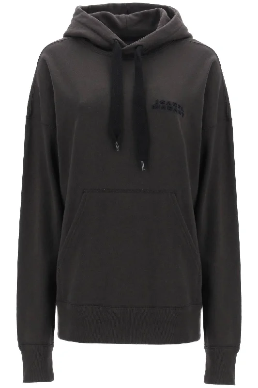 Isabel marant 'scott' oversized hoodie SW0053FA A2M41I FADED BLACK