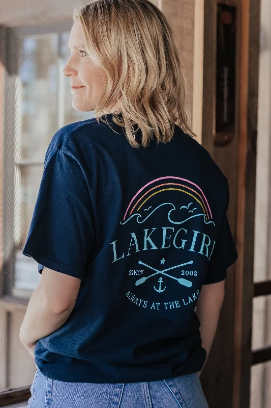 Lakegirl Ringspun Short Sleeve in Navy