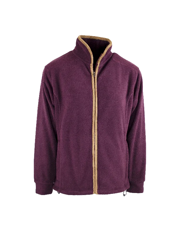 LF202 - Ladie's Fleece Jacket - PLUM