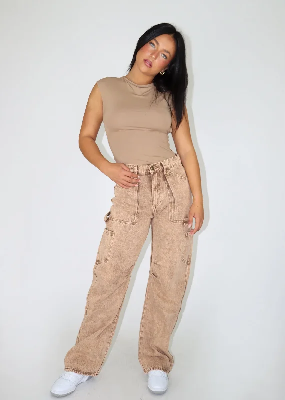 Lioness Miami Vice Jeans ★ Tan