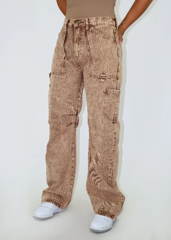 Lioness Miami Vice Jeans ★ Tan