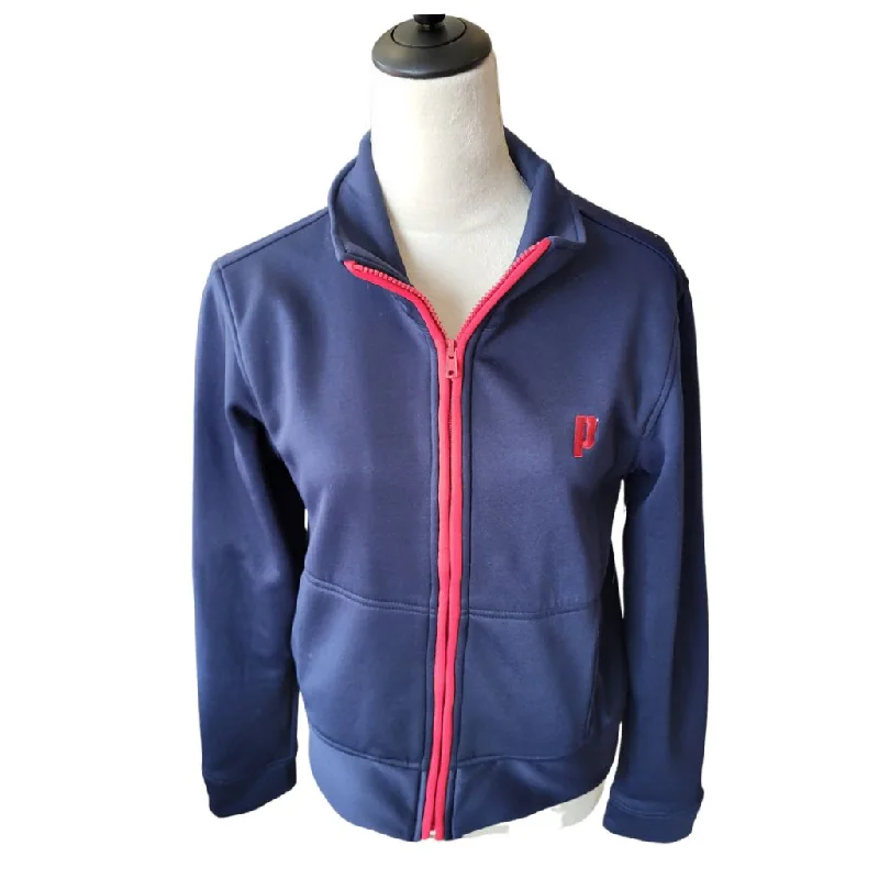 Prince Navy Blue Full-zip Jacket Size M