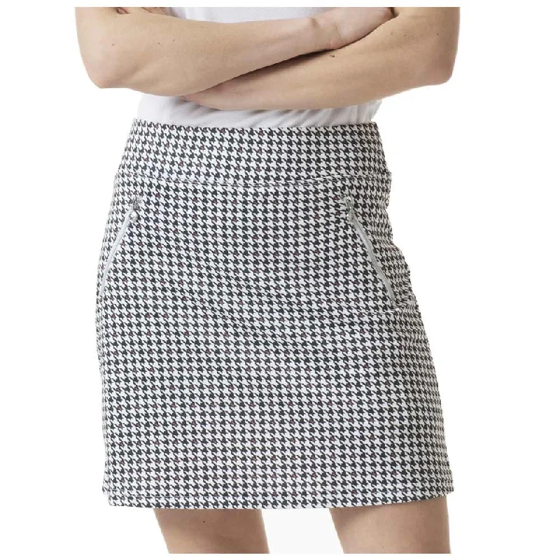 New Daily Sports Fay Houndstooth Black Skort 18"" MSP$117