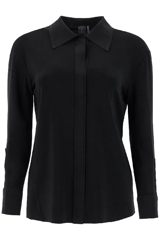 nk fluid lycra blouse for KK3289PL191001 BLACK