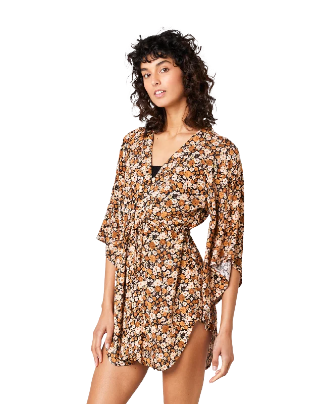 Sea Of Dreams Kimono in Brown