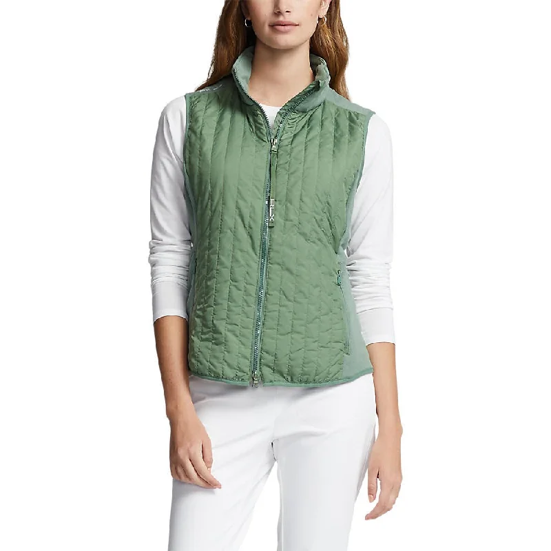 RLX Ralph Lauren Women's Cool Wool Hybrid Performance Full Zip Vest - Fatuige