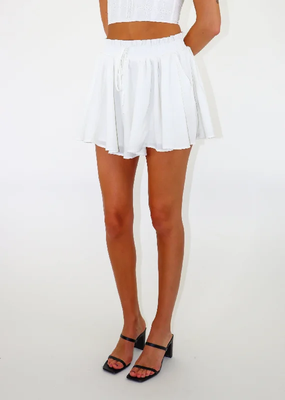 Troublemaker Shorts ★ White