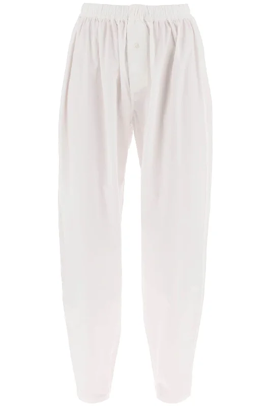 the nicola boxer poplin pants in INT 719 1 SS24 WHITEOUT