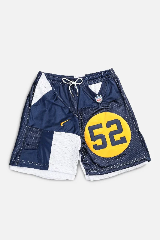 Unisex Rework Green Bay Packers NFL Jersey Shorts - L