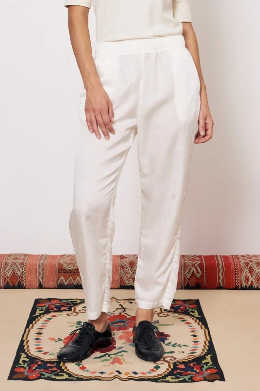 Washed  White Fez Pant