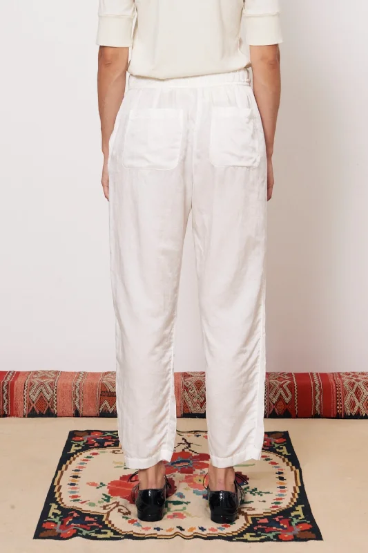 Washed  White Fez Pant